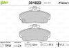 Комплект тормозных колодок, дисковый тормоз Valeo 301022 (фото 1)