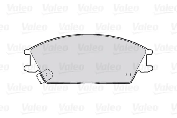 Гальмівні колодки дискові HYUNDAI Accent/Getz/Lantra/Pony/SCoupe "1,1-1,6 "F "89-10 Valeo 301052 (фото 1)