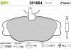 Комплект тормозных колодок, дисковый тормоз Valeo 301064 (фото 2)