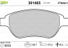 Комплект тормозных колодок, дисковый тормоз Valeo 301465 (фото 1)