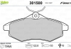 Комплект тормозных колодок, дисковый тормоз Valeo 301500 (фото 1)