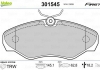 Комплект тормозных колодок, дисковый тормоз Valeo 301545 (фото 1)