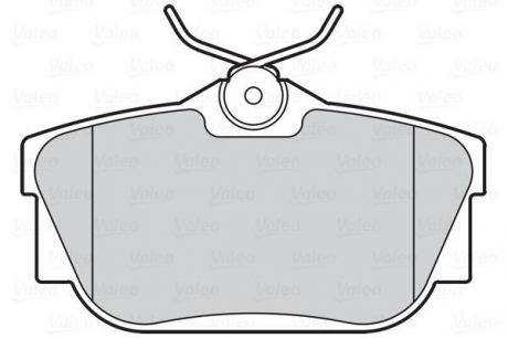 Комплект тормозных колодок, дисковый тормоз Valeo 301546