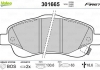 Комплект тормозных колодок, дисковый тормоз Valeo 301665 (фото 1)
