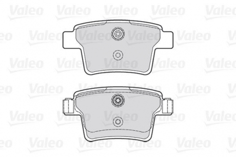 Комплект тормозных колодок, дисковый тормоз Valeo 301740 (фото 1)