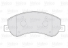 Комплект тормозных колодок, дисковый тормоз Valeo 301816 (фото 2)