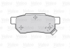 Комплект тормозных колодок, дисковый тормоз Valeo 301053 (фото 2)