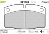 Комплект тормозных колодок, дисковый тормоз Valeo 301182 (фото 1)