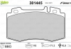 Комплект тормозных колодок, дисковый тормоз Valeo 301445 (фото 1)