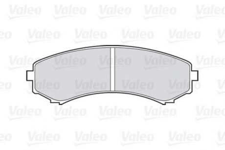 Комплект тормозных колодок, дисковый тормоз Valeo 301518