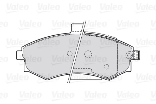 Колодки гальмівні First HYUNDAI/KIA Elantra/Cerato "F "00-18 Valeo 301781 (фото 1)