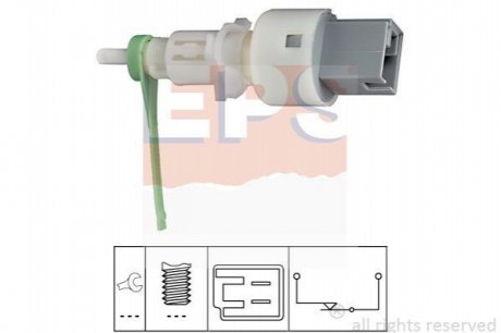 Датчик стоп-сигналу Fiat Doblo 1.9D /Punto 1.2 16V/1.9JTD 99- EPS 1810159 (фото 1)