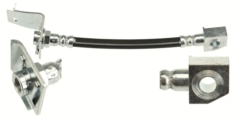 Гальмівний шланг гнучкий задній лев (довжина 200мм).)./Banjo 3/8"-24) JEEP GRAND CHEROKEE II 2.7D-4.7 10.98-09.05 TRW PHD1184 (фото 1)