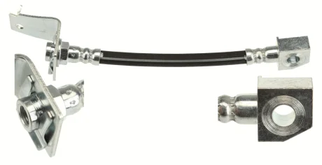 Гальмівний шланг гнучкий задній лев (довжина 200мм).)./Banjo 3/8"-24) JEEP GRAND CHEROKEE II 2.7D-4.7 10.98-09.05 TRW PHD1184