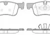 Колодка тормозов. диск. CITROEN C4 (09/13-) передн. (произ-во) REMSA 158000 (фото 1)