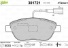 Комплект тормозных колодок, дисковый тормоз Valeo 301721 (фото 1)