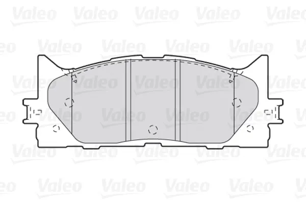 Гальмівні колодки дискові TOYOTA Camry "2,4-3,5 "F "06>> Valeo 301890 (фото 1)