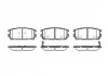 Колодка тормозов. диск. HYUNDAI TERRACAN 2.5, 2.9, 3.5 01- задн. (произ-во) REMSA 087702 (фото 1)