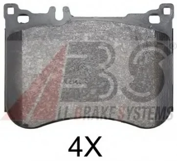 Тормозные колодки пер. MB S300/S350/S400/S500 14- (BREMBO) A.B.S. 37952