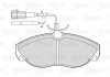 Комплект тормозных колодок, дисковый тормоз Valeo 301010 (фото 2)