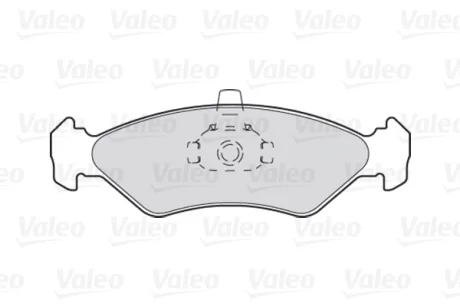 Гальмівні колодки дискові FORD/MAZDA Fiesta/Escort/121 "1,0-1,8 "F "89-08 Valeo 301043