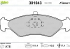 Комплект тормозных колодок, дисковый тормоз Valeo 301043 (фото 1)