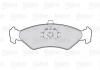 Комплект тормозных колодок, дисковый тормоз Valeo 301043 (фото 2)