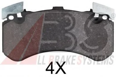 Тормозные колодки пер. Audi A6/A7/A8 09-18 (BREMBO) (188,8x101x17) A.B.S. 37894 (фото 1)