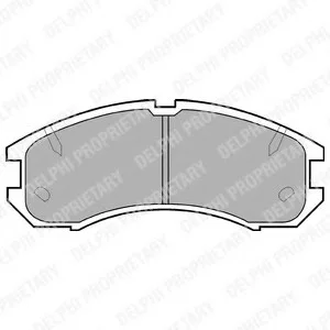 Комплект тормозных колодок из 4 шт. дисков Delphi LP595 (фото 1)