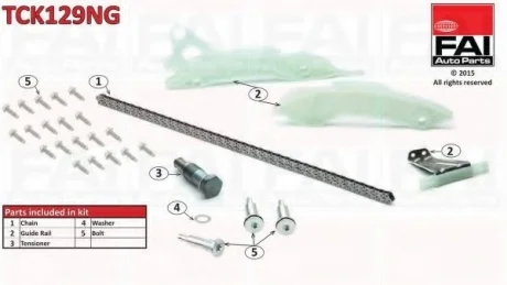 Комплект цели привода распредвала FAI AUTOPARTS Fischer Automotive One (FA1) TCK129NG