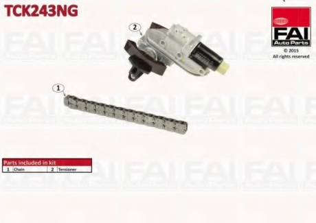 Комплект цели привода распредвала Fischer Automotive One (FA1) TCK243NG (фото 1)