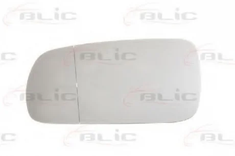 Скло дзеркала зовнішнього лів (асферичне, хром, велике) SEAT AROSA, IBIZA II 6K, IBIZA II FL 6K, LEON 1M, TOLEDO II 1M VW BORA, GOLF IV, LUPO, PASSAT B5 03.93-06.06 BLIC 6102021232613P