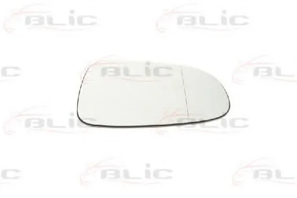 Стекло зеркала наружного лев (асферическое, обогрев.) FORD GALAXY WGR SEAT ALHAMBRA 7M VW SHARAN 7M 03.95-01.01 BLIC 6102021271139P (фото 1)