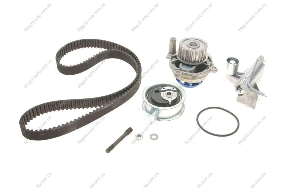 Комплект ГРМ (ремінь+ролик+водяний насос) AUDI A4 B6, A4 B7, A6 C5 VW PASSAT B5.5 2.0 11.00-06.08 SKF VKMC019182 (фото 1)