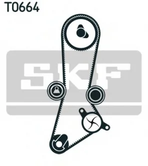 Водяной насос + комплект зубчатого ремня SKF VKMC956601