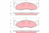Комплект тормозных колодок переднего., CHEVROLET CAPRICE HUMMER HUMMER H1 JEEP CHEROKEE, CJ5 - CJ8, COMANCHE, GRAND WAGONEER, WRANGLER I 2.1D-6.5D 09.79-12.04 TRW GDB1207 (фото 1)