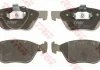 Комплект гальмівних колодок переднього., ALFA ROMEO 145, 146, 147, 156, GT FIAT MAREA, MULTIPLA, PUNTO LANCIA DELTA II, LYBRA 1.6-3.2 06.93-03.12 TRW GDB1445 (фото 2)