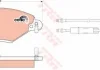 Комплект гальмівних колодок переднього., CITROEN C5 I, C5 II 1.6D-2.0D 03.01-08.08 TRW GDB1448 (фото 1)