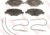 Комплект гальмівних колодок переднього., CITROEN C5 I, C5 II 1.6D-2.0D 03.01-08.08 TRW GDB1448 (фото 2)