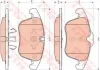 Комплект гальмівних колодок переднього., CITROEN C5 II JAGUAR S-TYPE II, XF I, XF SPORTBRAKE, XJ, XK 8, XK II PEUGEOT 508 2.0-5.0 01.99- TRW GDB1705 (фото 1)