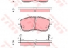 Комплект тормозных колодок, дисковый тормоз TRW GDB3236 (фото 1)