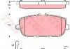 Комплект тормозных колодок, дисковый тормоз TRW GDB3402 (фото 1)