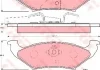 Комплект тормозных колодок задн., CHRYSLER GRAND VOYAGER III, VOYAGER III DODGE CARAVAN LINCOLN CONTINENTAL, CONTINENTAL TOWN CAR, TOWN CAR II PLYMOUTH VOYAGER 2.0-4.6 10.90-12.02 TRW GDB4045 (фото 1)