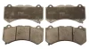 Комплект тормозных колодок переднего., CHEVROLET CAMARO, CORVETTE DODGE CHALLENGER JEEP GRAND CHEROKEE, GRAND CHEROKEE IV NISSAN GT-R 2.0-6.4 12.07- TRW GDB4450 (фото 2)