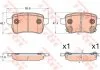 Комплект тормозных колодок задн., FIAT 500L, TIPO 1.0-1.6D 09.12- TRW GDB2032 (фото 1)