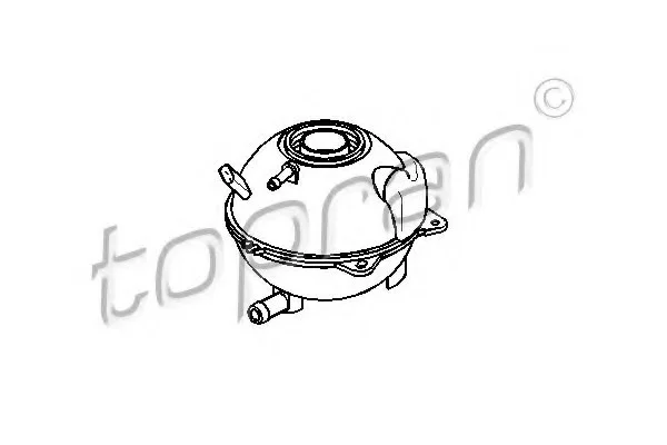 Розширювальний бачок охолоджуючої рідини VW LT 28-35 II, LT 28-46 II 05.96-07.06 TOPRAN / HANS PRIES 109341 (фото 1)
