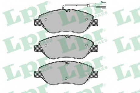 Комплект тормозных колодок, дисковый тормоз LPR 05P1267 (фото 1)