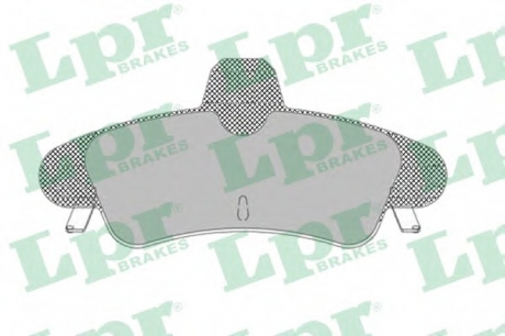 Комплект тормозных колодок, дисковый тормоз LPR 05P1292 (фото 1)