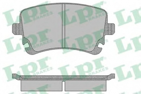 Комплект тормозных колодок, дисковый тормоз LPR 05P1398 (фото 1)