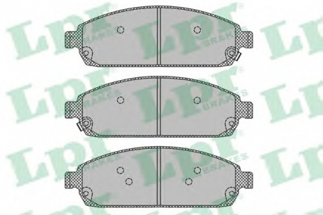 Комплект тормозных колодок, дисковый тормоз LPR 05P1403